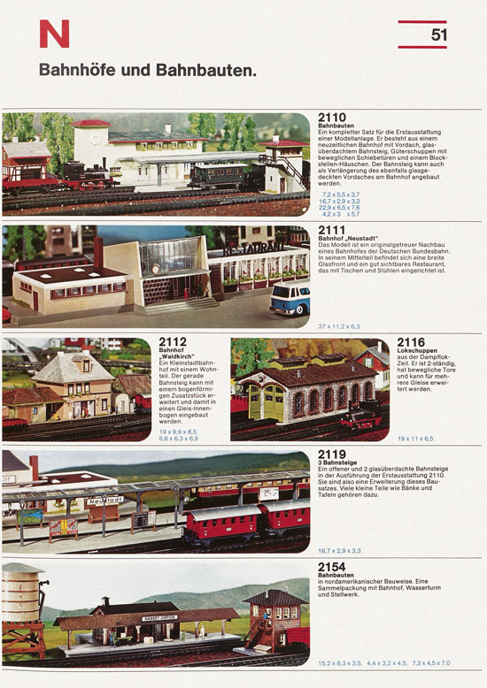Seite 51 Faller Katalog 1976-1977 D876