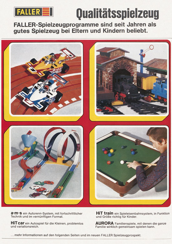 Seite 58 Faller Katalog 1976-1977 D876