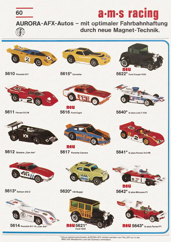 Seite 60 Faller Katalog 1976-1977 D876