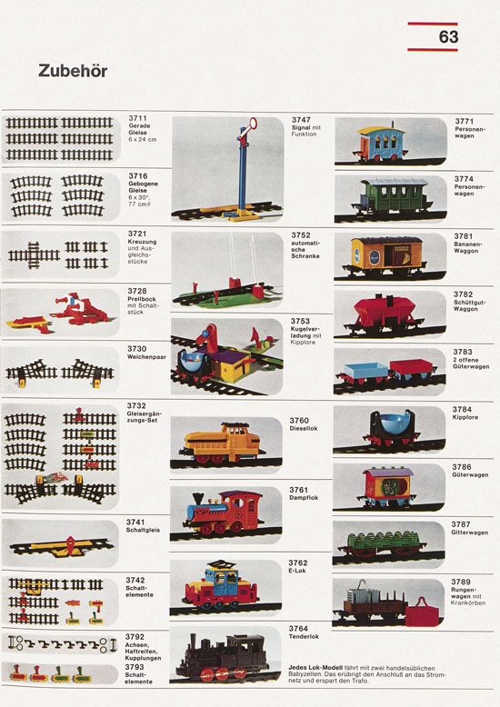 Seite 63 Faller Katalog 1976-1977 D876