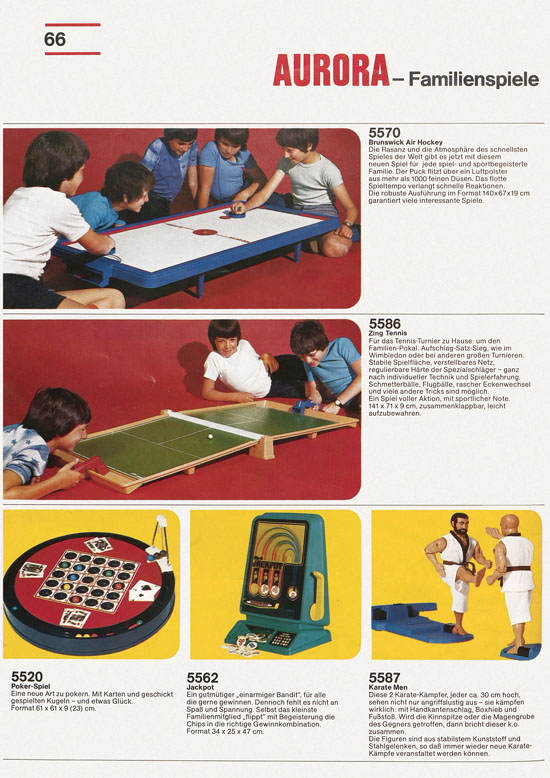 Seite 66 Faller Katalog 1976-1977 D876