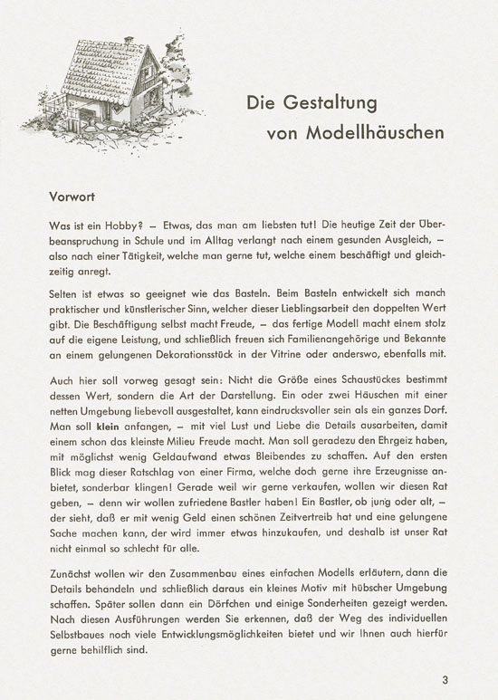 Seite 3 Faller 842 Die Gestaltung von Modellhäuschen