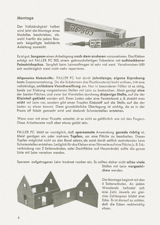 Seite 4 Faller 842 Die Gestaltung von Modellhäuschen