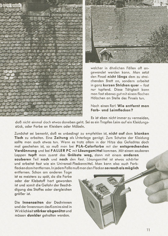 Seite 11 Faller 842 Die Gestaltung von Modellhäuschen