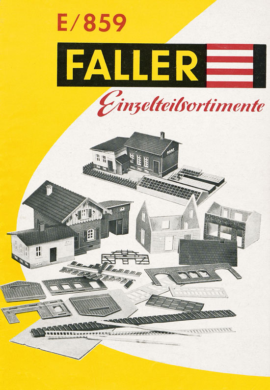 Faller Einzelteilsortimente E 859 1959