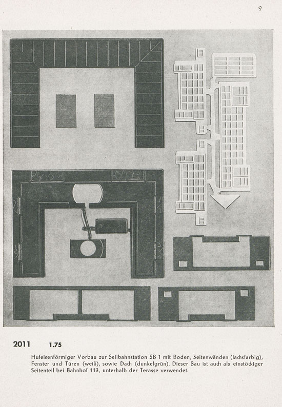 Faller Einzelteilsortimente E 859 1959
