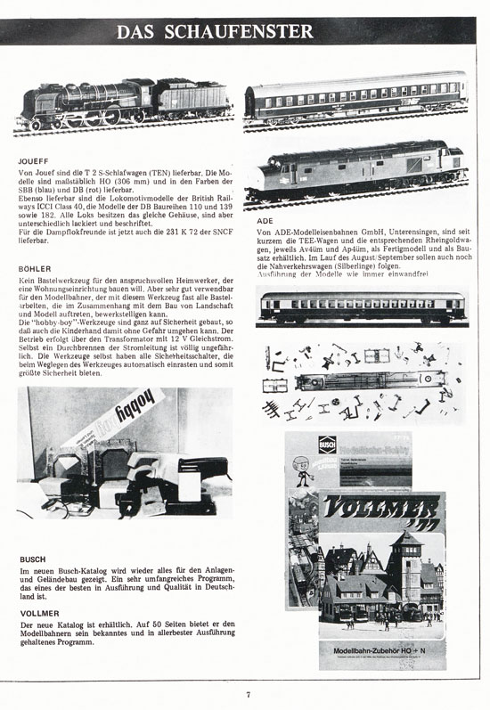 Welt der Modellbahn Nr. 4 August 1977