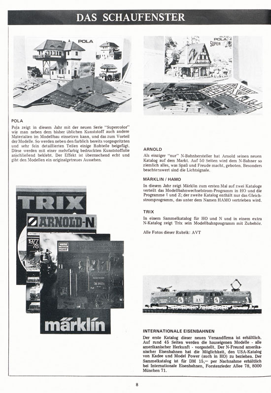 Welt der Modellbahn Nr. 4 August 1977