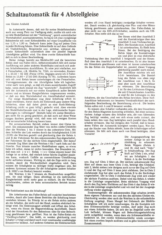 Welt der Modellbahn Nr. 4 August 1977