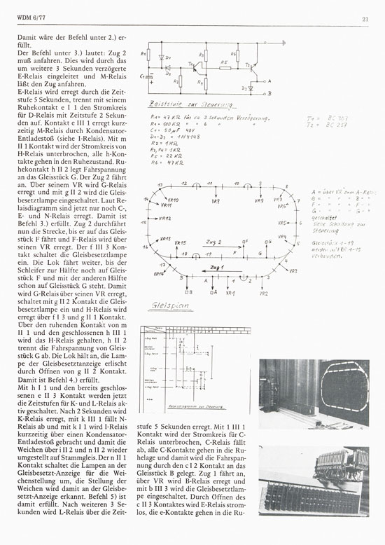 Welt der Modellbahn Nr. 6 Dezember 1977