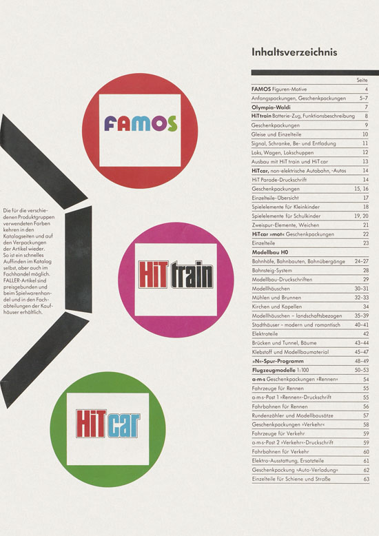 Seite 3 Faller Katalog 1972-1973 D872