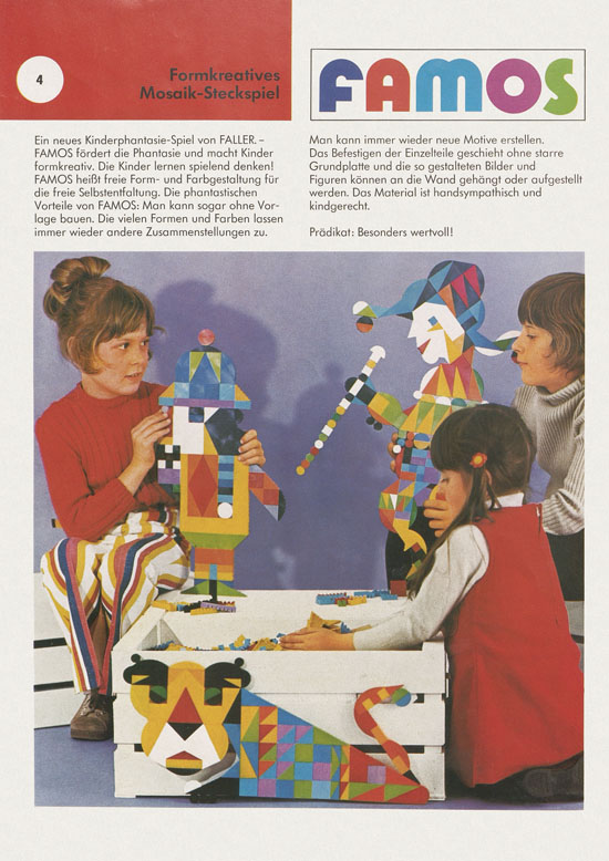Seite 4 Faller Katalog 1972-1973 D872