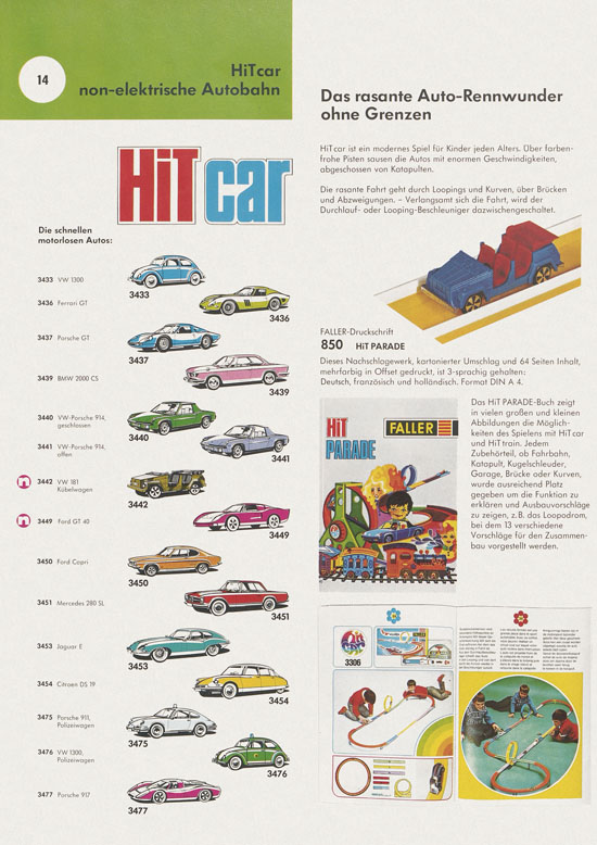 Seite 14 Faller Katalog 1972-1973 D872