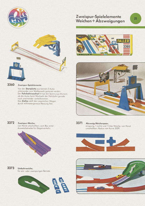 Seite 21 Faller Katalog 1972-1973 D872