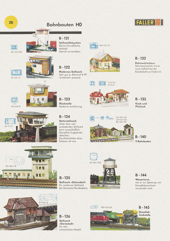 Seite 26 Faller Katalog 1972-1973 D872