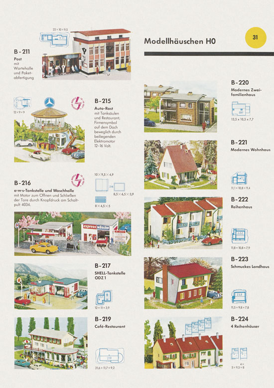 Seite 31 Faller Katalog 1972-1973 D872