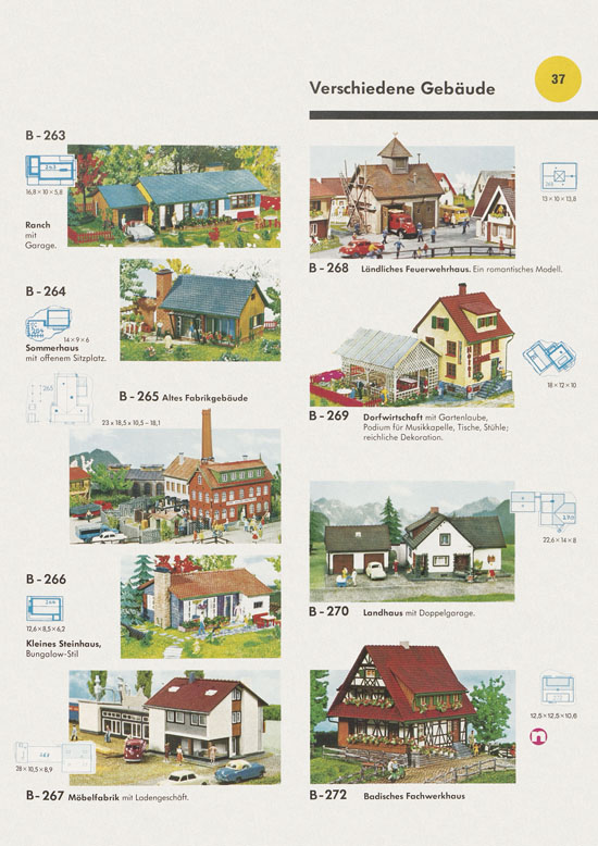 Seite 37 Faller Katalog 1972-1973 D872