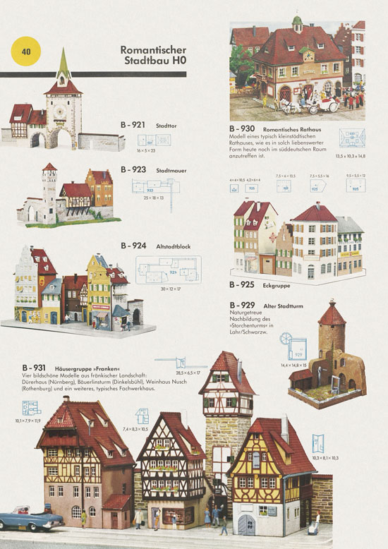 Seite 40 Faller Katalog 1972-1973 D872