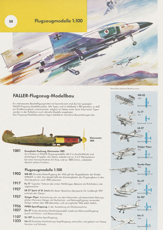 Seite 50 Faller Katalog 1972-1973 D872