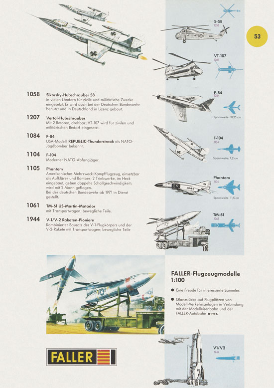 Seite 53 Faller Katalog 1972-1973 D872