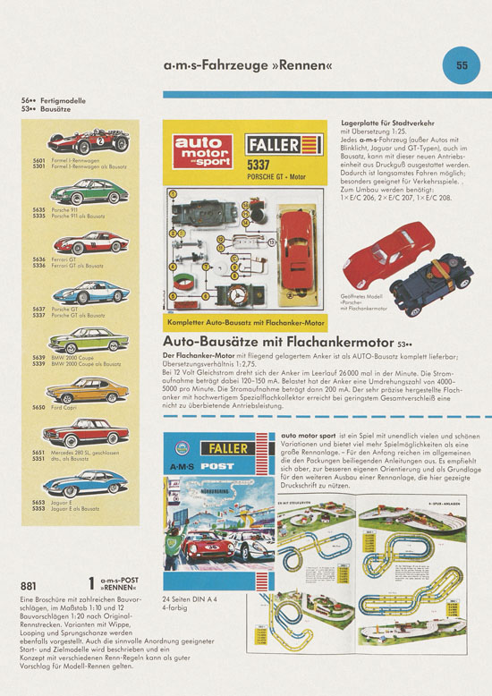 Seite 55 Faller Katalog 1972-1973 D872