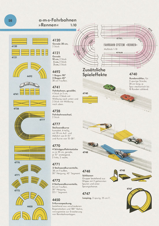 Seite 56 Faller Katalog 1972-1973 D872