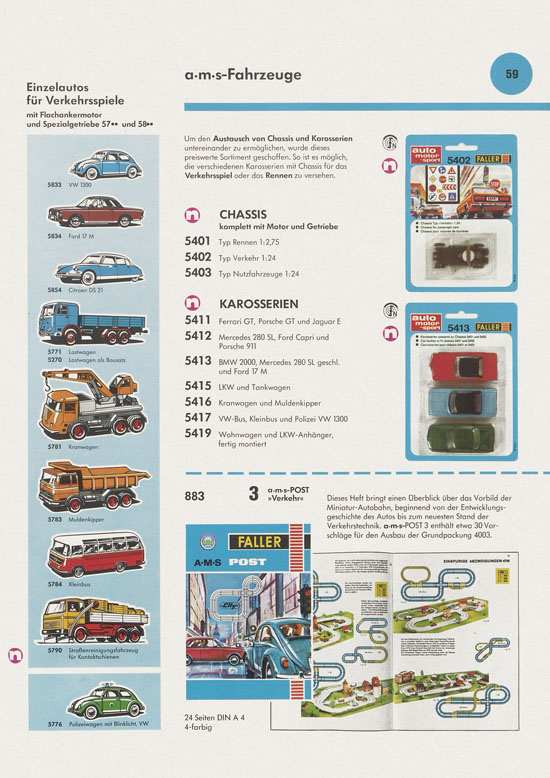 Seite 59 Faller Katalog 1972-1973 D872