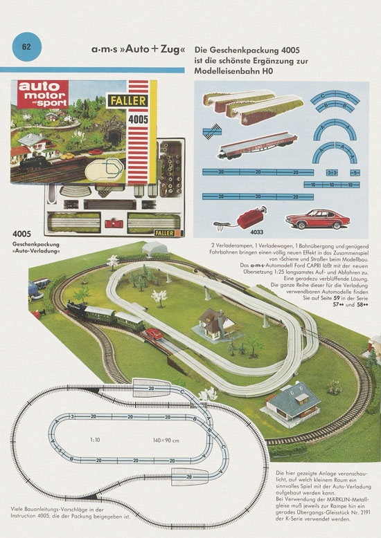 Seite 62 Faller Katalog 1972-1973 D872