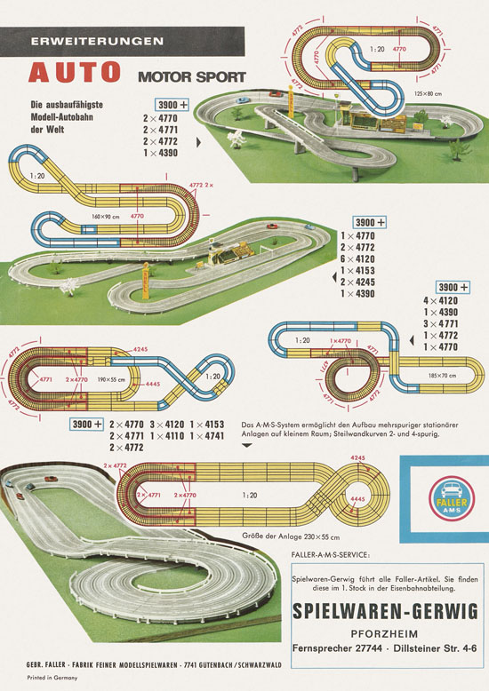 Faller AMS Prospekt D 057 1967