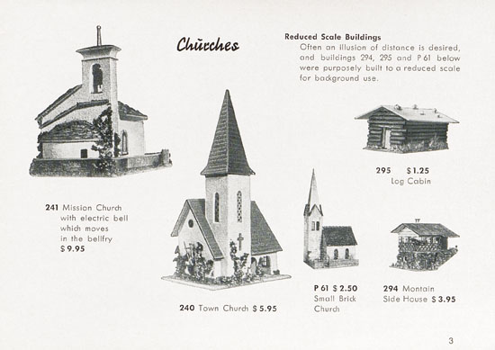 Seite 3 Faller catalogue U.S. Edition 1955-1956