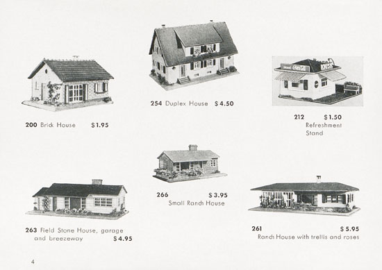Seite 4 Faller catalogue U.S. Edition 1955-1956