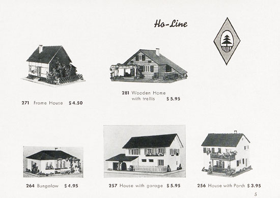 Seite 5 Faller catalogue U.S. Edition 1955-1956