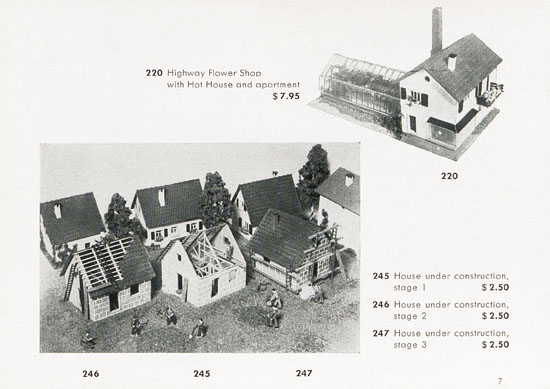 Seite 7 Faller catalogue U.S. Edition 1955-1956