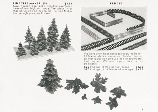 Seite 9 Faller catalogue U.S. Edition 1955-1956