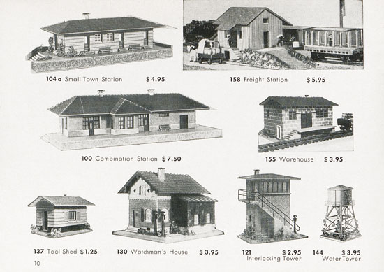 Seite 10 Faller catalogue U.S. Edition 1955-1956
