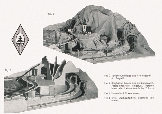 Faller D 803 Gleisplanheft 1954