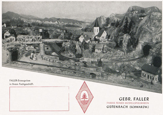 Seite 16 Faller D 803 Gleisplanheft 1954