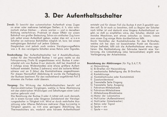 Faller D 860 Automatisch gesteuert 1952