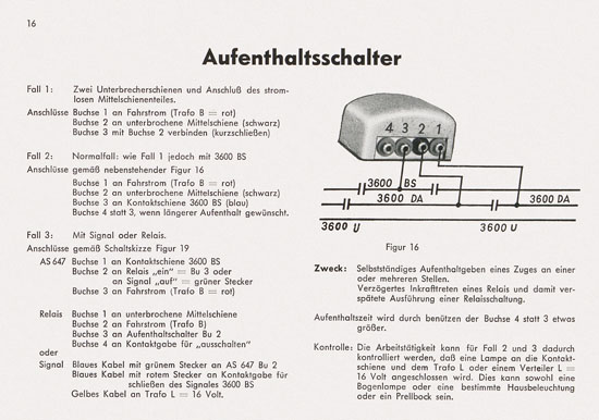 Faller D 860 Automatisch gesteuert 1952