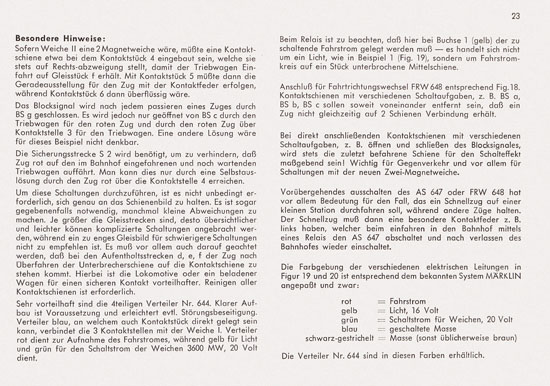 Faller D 860 Automatisch gesteuert 1952