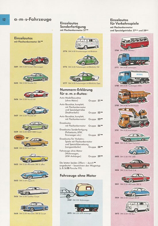 Seite 12 Faller Katalog 1970 D870