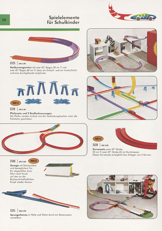 Seite 58 Faller Katalog 1970 D870