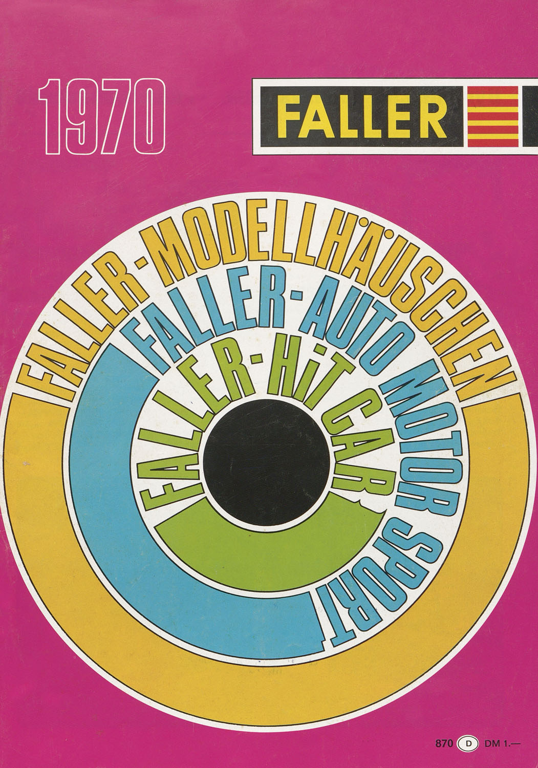 Faller Katalog 1970 D870
