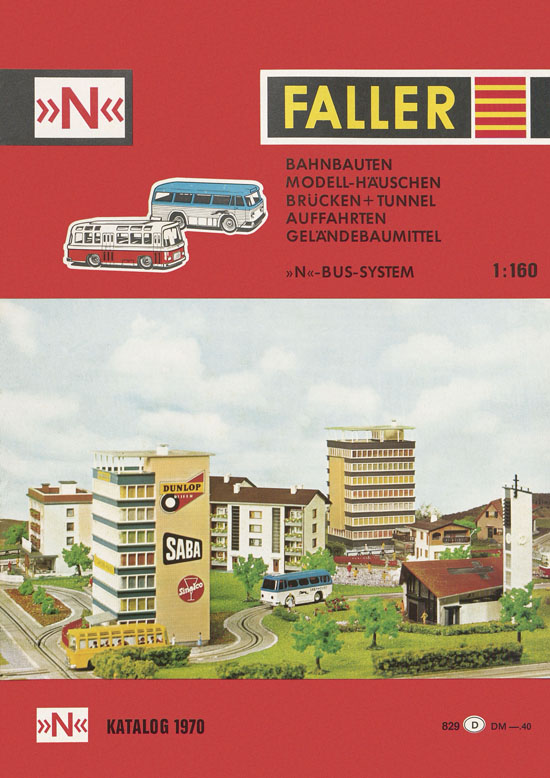 Faller Katalog Spur N 1970