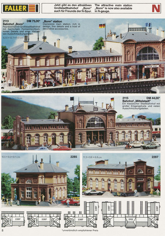 Seite 8 Faller Neuheiten 1982