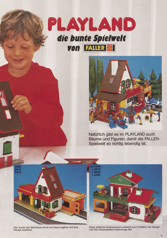 Faller Spielzeug-Katalog 1984-1985