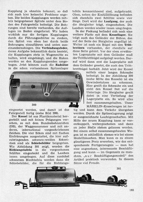 Faller-Magazin Nr. 6 August 1958