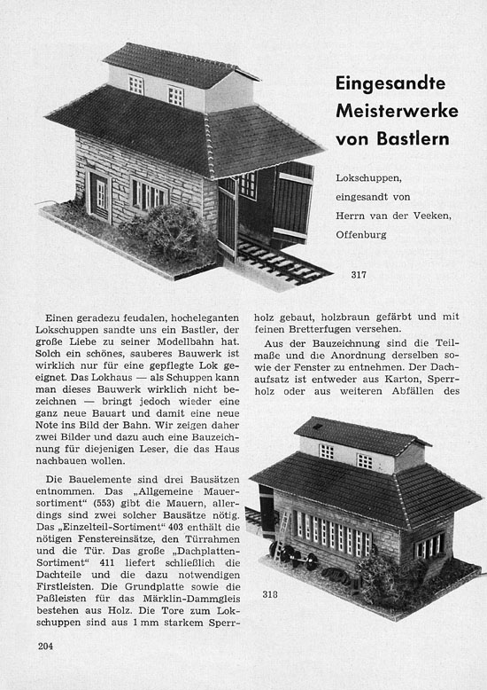 Faller-Magazin Nr. 6 August 1958