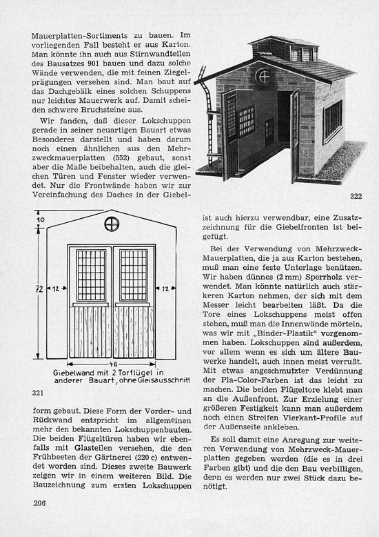 Faller-Magazin Nr. 6 August 1958