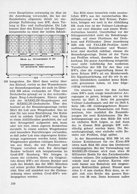 Faller-Magazin Nr. 6 August 1958